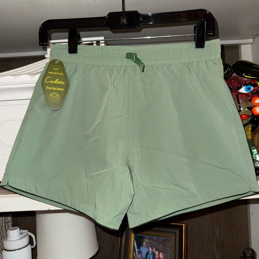 Cadets Green Swim Shorts SZ 12/14 NWT boys 28-31 waist